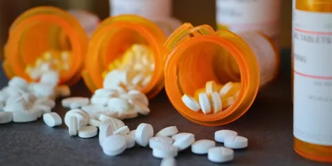 Prescription drug bottles